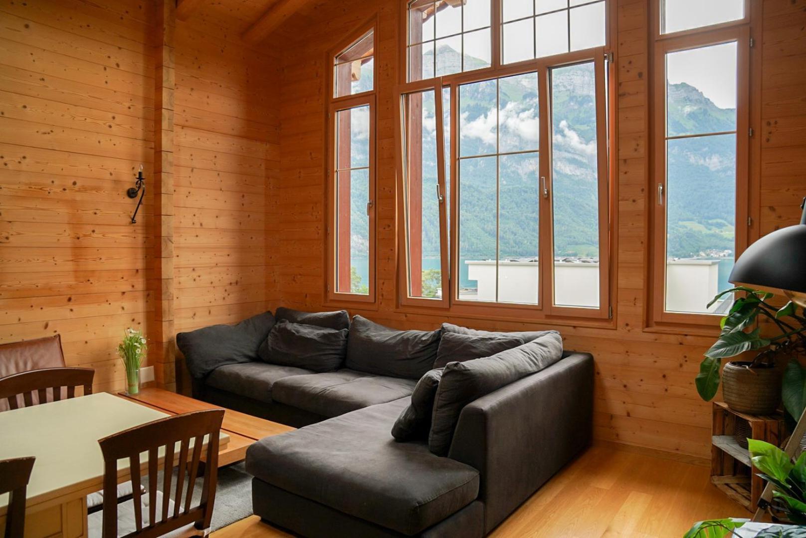 Mols Doodle'S Amazing Chalet -Walensee - Flumserberg - Churfirsten - Heidiland - Pool - Sauna מראה חיצוני תמונה