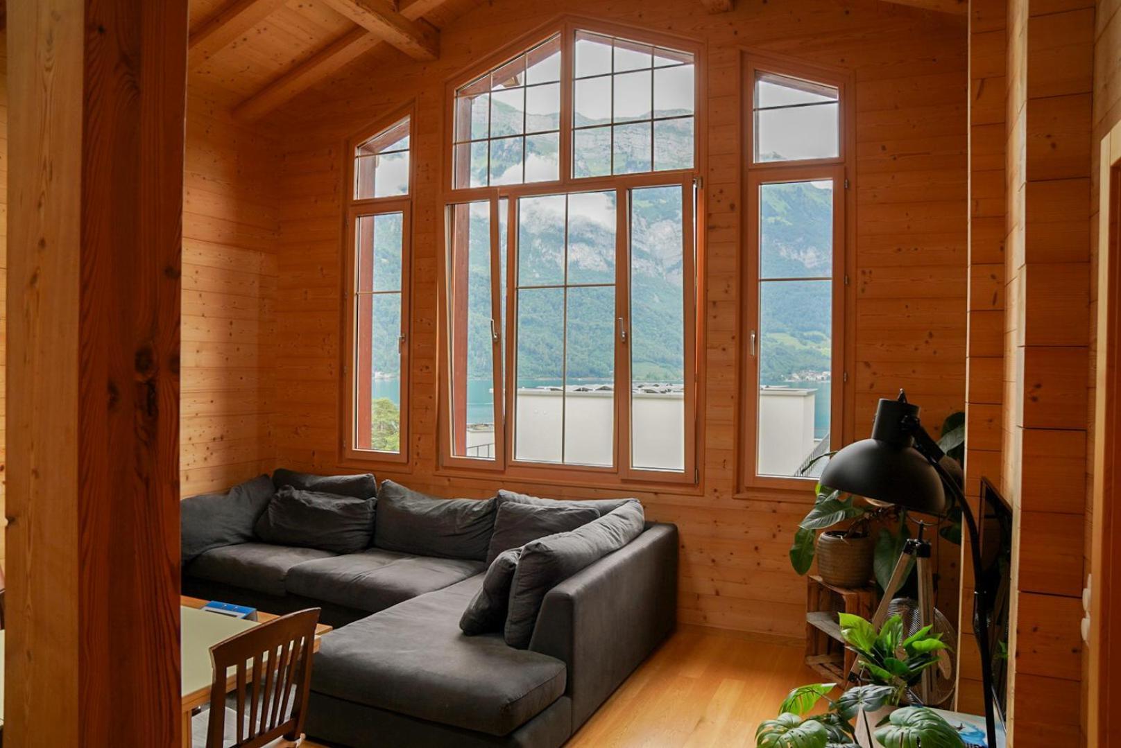 Mols Doodle'S Amazing Chalet -Walensee - Flumserberg - Churfirsten - Heidiland - Pool - Sauna מראה חיצוני תמונה