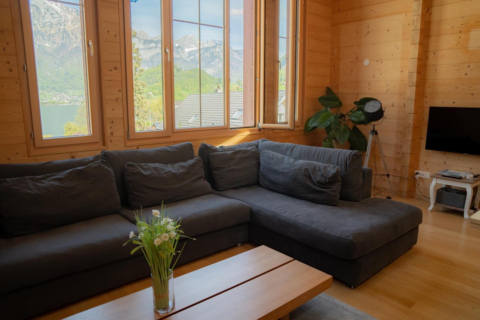 Mols Doodle'S Amazing Chalet -Walensee - Flumserberg - Churfirsten - Heidiland - Pool - Sauna מראה חיצוני תמונה